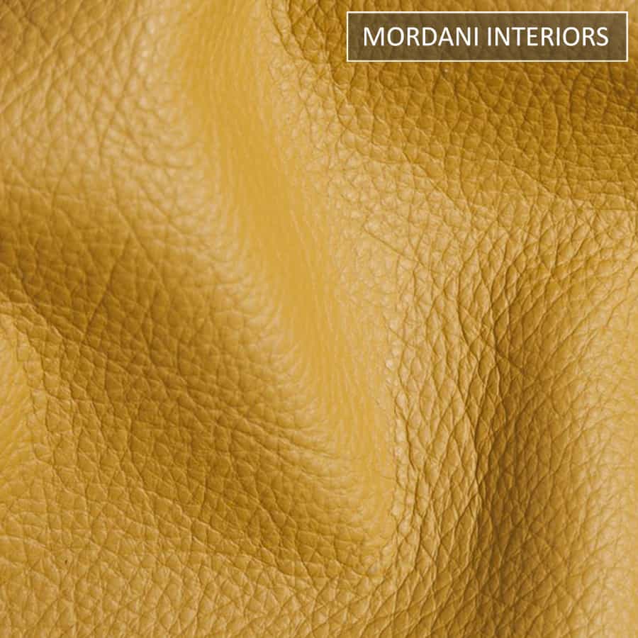 Gold Yellow Bentley Sarom Synthetic Leather Upholstery